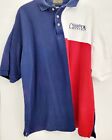 Vintage Champion Boats Red White & Blue Polo Size 3XL By Tiger King