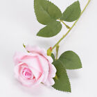 12PCS Artificial Silk Flowers Realistic Roses Bouquet Long Stem for Valentine