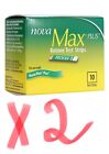 Nova Max Plus Blood Ketone Test Strips - 2 Box of 10 Each - Freaky Fast Shipping