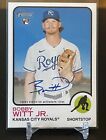 New Listing2022 Topps Heritage High Number Bobby Witt Jr Real One Auto RC Royals MVP?