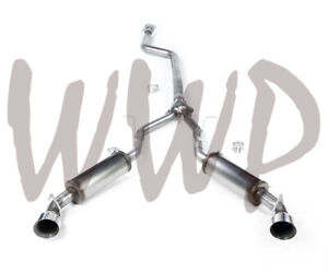 Stainless Dual CatBack Exhaust Muffler System For 16-22 Chevy Camaro 2.0L Turbo (For: 2016 Camaro)