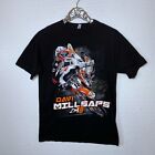 Davi Millsaps DM18 Mens Size Medium Black Orange Motorcross Graphic T-Shirt Tee