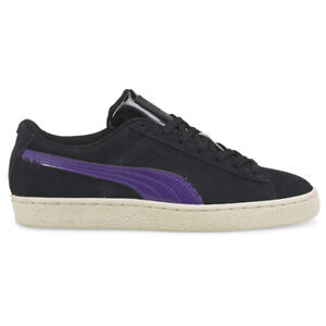 Puma Suede Classic Cat Woman Lace Up  Womens Black, Purple Sneakers Casual Shoes
