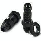 2Pcs 10AN Male to Male Straight Bulkhead Flare Fitting Union Adapter AN10