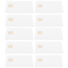 10pcs Pvc Cards White Cards With Chip Chip Cards Blanks Cards IC Cards