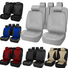 For Honda Accord Full Set PU Leather Car Seat Covers 5-Seats Front Rear Cushion (For: Honda Civic)
