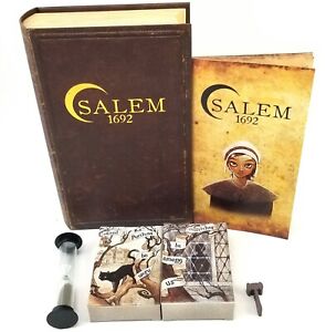 Salem 1692 Board Game Facade Games Dark Cities Series 100% Complete Sealed Cards