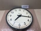 Vintage Simplex Time Record School Clock Metal and Glass Industrial Clock