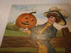ANTIQUE UNKNOWN PUBL. HALLOWEEN POSTCARD GERMANY #1925 EMBOSSED UNPOSTED