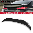 FOR 11-17 BMW 5 Series F10 535i 535d 550i M5 Gloss Black PSM Style Rear Spoiler (For: 2013 BMW)