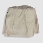 $440 Sherry Kline Home Beige Queen Monterey Solid Linen Dust Bed Skirt