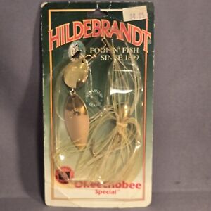 Vintage Hildebrandt Spinnerbaits - Okeechobee Special RO4 Gold 5 CH/WH