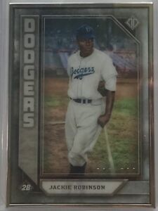 2019 Topps Transcendent Collection 091/100 #48 Jackie Robinson Metal Framed MINT