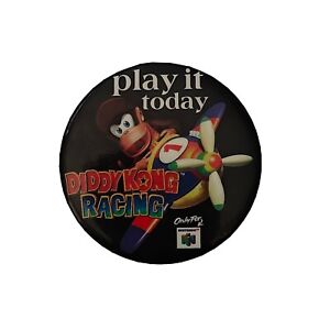 Diddy Kong Racing Nintendo 64 N64 Promotional Button Pin Promo Pinback