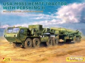 1/72 Modelcollect UA72166  USA M983 Hemtt Tractor With Pershing II Missile Erect