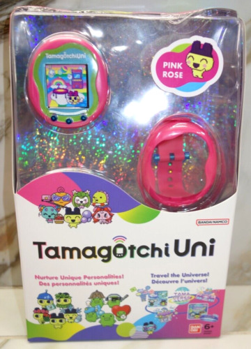 Tamagotchi Uni Pink with wrist strap Manual Collectible