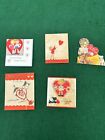 Vintage Valentine Cards Used Lot