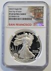 2022-S Proof American Silver Eagle ASE PR69 Ultra Cameo First Day Of Issue NGC