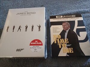 The James Bond Collection (Blu-ray,24 Films,2020,)Spectre/ No Time To Die 4k NEW