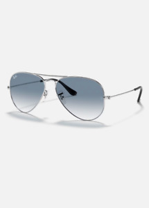 Ray-Ban Aviator Sunglasses RB3025 003/3F Silver Frame & Blue Gradient  Len 58mm