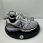 New Balance 1260v2 Womens Size 6 D (Wide) W1260LS2 White Purple Running Shoes