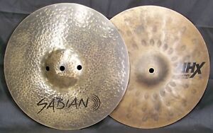Sabian HH-HHX 13” Fierce Fusion Hi Hat Cymbals/Natural Top-Brilliant Bottom