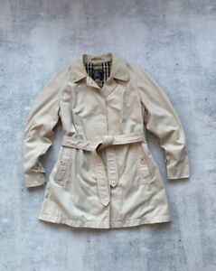 BURBERRY Vintage Womens Classic Trench Coat Size SM
