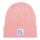 Prodigy Beanie NEW Hat Disc Golf Pink Woven White Blue Logo Soft Warm Acrylic