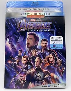 Avengers Endgame Blu-ray + DVD + Digital  2019 2 Disc Set w Slipcover NEW Sealed