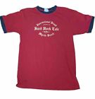 Vintage Y2k Hard Rock T Shirt Men Medium Red