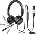 New bee H360 3.5mm/USB Wired Telephone Headset With Microphone Noise Cancelling