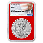 2023 $1 American Silver Eagle NGC MS70 Trump Label Red Core
