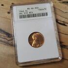 New Listing1946 DDR Wheat Cent Doubled Die Reverse Anacs Soapbox MS66Rd B871