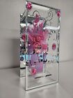 New Decorative Mirrored Floral Vase Glass Home Decor Gemstone Beautiful Design