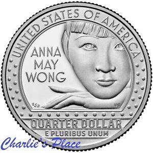2022-S American Women Clad Proof Quarter- Anna May Wong