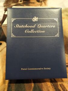 Statehood Quarters Collection Coins & Stamps Vol. 1 in PCS Blue Binder( 25)