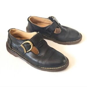 DOC MARTENS 8211 Vintage MIE black t-strap Mary Jane Loafers Flats