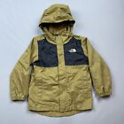 North Face Toddler Size 3T-3B Brown Black Lightweight Rain Jacket Dryvent Hooded