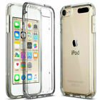 For iPod Touch 5th 6th Generation - CLEAR TPU Gummy Hard Rubber Skin Case Cover
