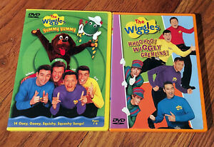 The Wiggles DVD LOT Yummy Yummy DVD 2002 & Whoo Hoo! Wiggly Gremlins! 2004