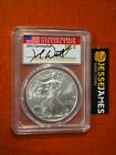 2021 SILVER EAGLE PCGS MS70 TYPE 1 FIRST DAY ISSUE JOHN DANNREUTHER HAND SIGNED