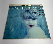 Andre Previn’s Trio, Like Previn!, 12” Vinyl Record