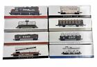 Southern Pacific Lines Railroad Trains 8 Cars N Gauge Set Of 8