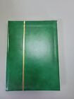 Lighthouse Stamp Album Stockbook with 16 Black Pages, Green 9-5/8 x 7-1/4