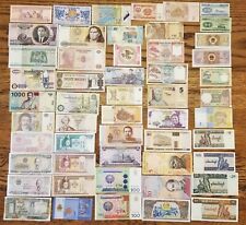 51 Pcs of Different World Currency Foreign Banknotes Lot Uncirculated With BONUS