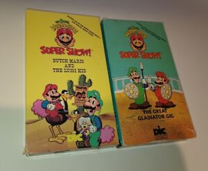 Super Mario Bros. Super Show Great Gladiator Gig & Butch Mario And Luigi Kid VHS
