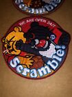 Scramble! Taiwanese Fighter Pilot Patch-V. Hook Backing 100% Embroidered Patch