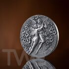Eros and Psyche Celestial Beauty 2 oz Antique finish Silver Coin Cameroon 2024