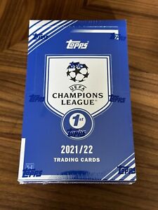 NEW SEALED 2021/22 Topps UEFA Champions League 1st Edition Hobby Box, Gavi RCs