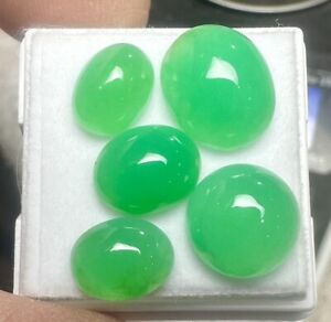 Jade, Emerald Apple Green Natural CHRYSOPRASE Australian Large Gemstones 12.71ct